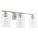 Quorum Home Quorum - 5374-3-65 - Three Light Vanity - Satin Nickel