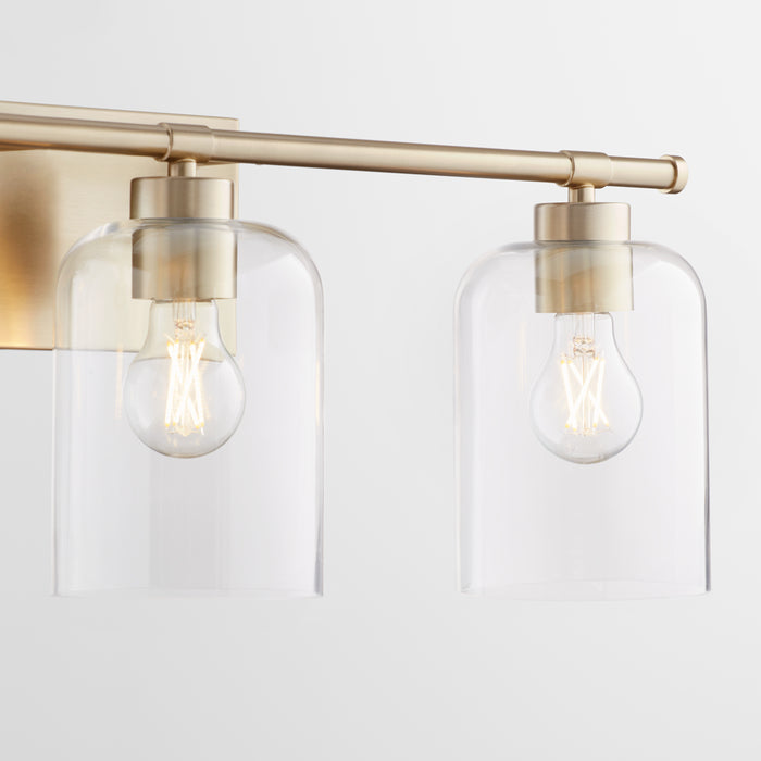 Quorum Home Quorum - 5374-3-80 - Three Light Vanity - Aged Brass