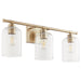Quorum Home Quorum - 5374-3-80 - Three Light Vanity - Aged Brass