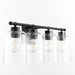 Quorum Home Quorum - 5374-4-59 - Four Light Vanity - Matte Black