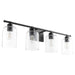 Quorum Home Quorum - 5374-4-59 - Four Light Vanity - Matte Black