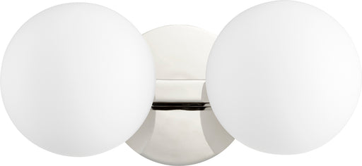 Quorum Home Quorum - 539-2-62 - Two Light Vanity - Polished Nickel