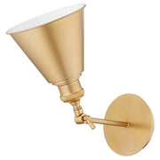 Quorum Home Quorum - 5390-80 - One Light Wall Mount - Aged Brass