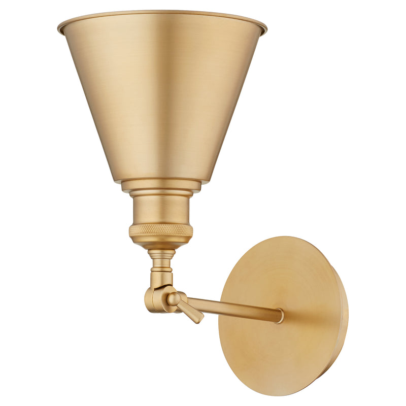 Quorum Home Quorum - 5390-80 - One Light Wall Mount - Aged Brass