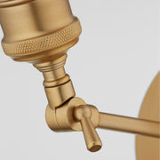 Quorum Home Quorum - 5390-80 - One Light Wall Mount - Aged Brass
