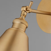 Quorum Home Quorum - 5390-80 - One Light Wall Mount - Aged Brass