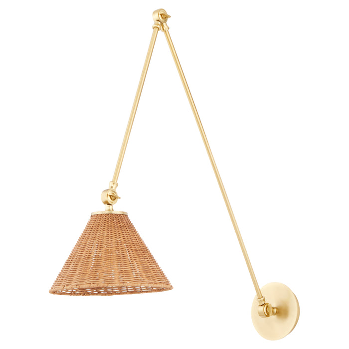 Quorum Home Quorum - 5394-80 - One Light Wall Mount - Aged Brass