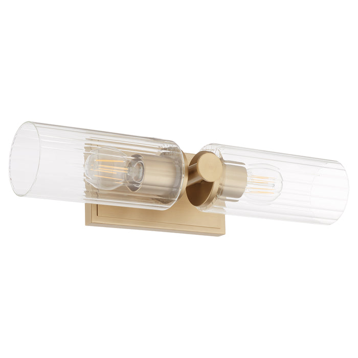 Quorum Home Quorum - 540-2-80 - Two Light Wall Mount - Aged Brass