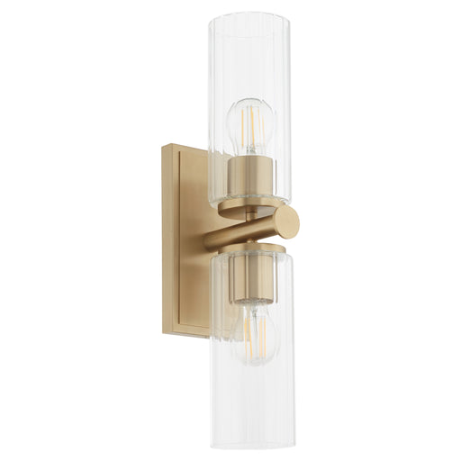 Quorum Home Quorum - 540-2-80 - Two Light Wall Mount - Aged Brass