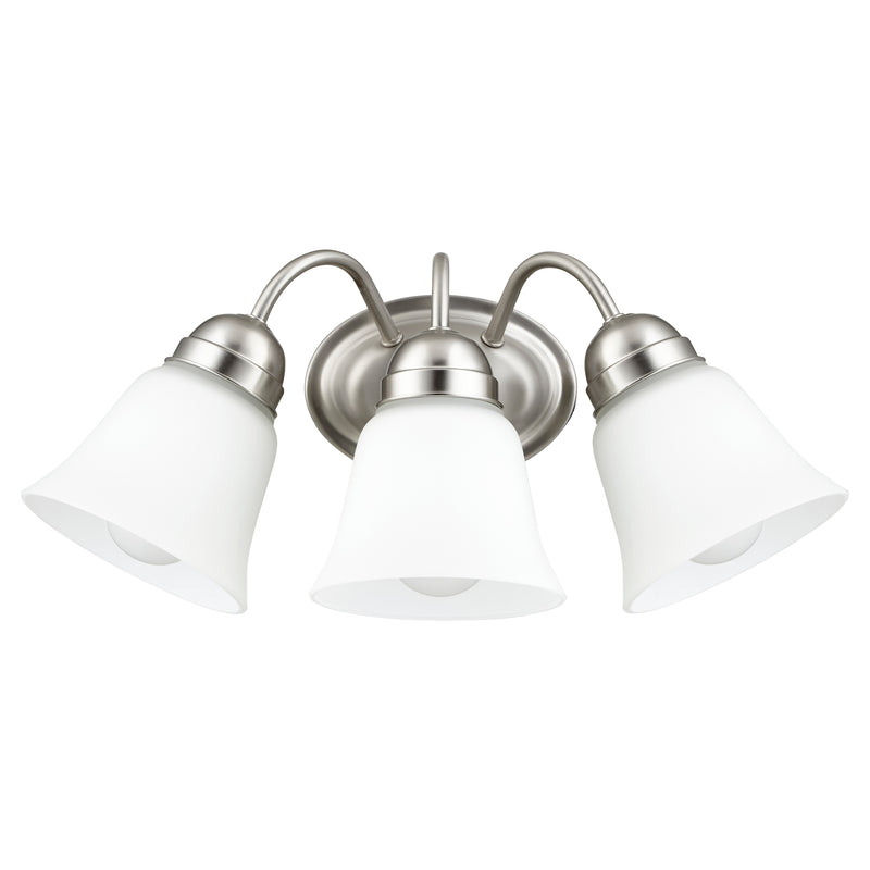 Quorum Home Quorum - 5404-3-65 - Three Light Wall Mount - Satin Nickel