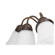 Quorum Home Quorum - 5404-3-86 - Three Light Wall Mount - Oiled Bronze