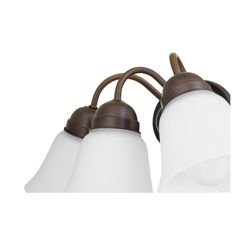Quorum Home Quorum - 5404-3-86 - Three Light Wall Mount - Oiled Bronze