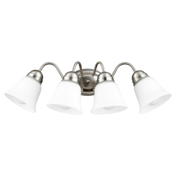 4 Light Wall Mount - Satin Nickel