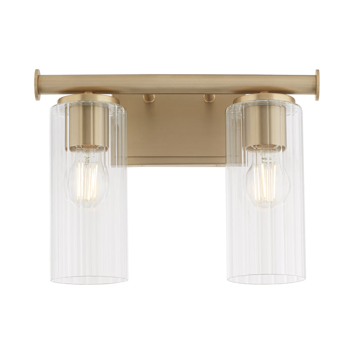 Quorum Home Quorum - 541-2-80 - Two Light Vanity - Aged Brass