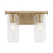 Quorum Home Quorum - 541-2-80 - Two Light Vanity - Aged Brass