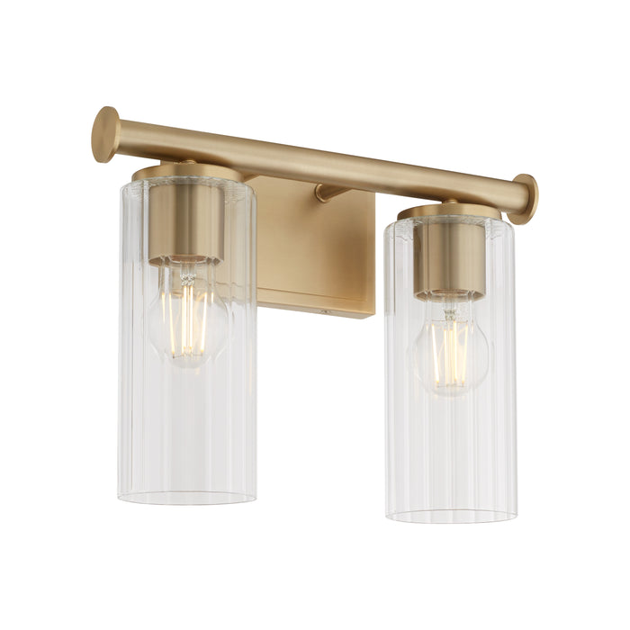 Quorum Home Quorum - 541-2-80 - Two Light Vanity - Aged Brass