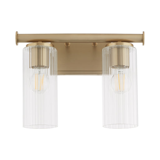 Quorum Home Quorum - 541-2-80 - Two Light Vanity - Aged Brass