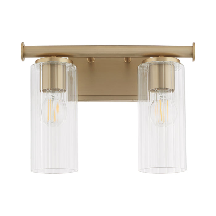 Quorum Home Quorum - 541-2-80 - Two Light Vanity - Aged Brass