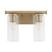 Quorum Home Quorum - 541-2-80 - Two Light Vanity - Aged Brass