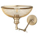 Quorum Home Quorum - 5412-80 - One Light Wall Mount - Aged Brass
