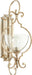 Quorum Home Quorum - 5414-1-60 - One Light Wall Mount - Aged Silver Leaf