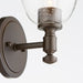 Quorum Home Quorum - 5422-1-286 - One Light Wall Mount - Oiled Bronze w/ Clear/Seeded