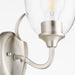 Quorum Home Quorum - 5427-1-265 - One Light Wall Mount - Satin Nickel w/ Clear/Seeded