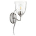 Quorum Home Quorum - 5427-1-265 - One Light Wall Mount - Satin Nickel w/ Clear/Seeded