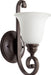 Quorum Home Quorum - 5454-1-186 - One Light Wall Mount - Oiled Bronze w/ Satin Opal