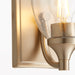 Quorum Home Quorum - 5459-1-280 - One Light Wall Mount - Aged Brass w/ Clear/Seeded