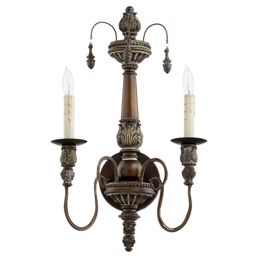 Quorum Home Quorum - 5506-2-39 - Two Light Wall Mount - Vintage Copper