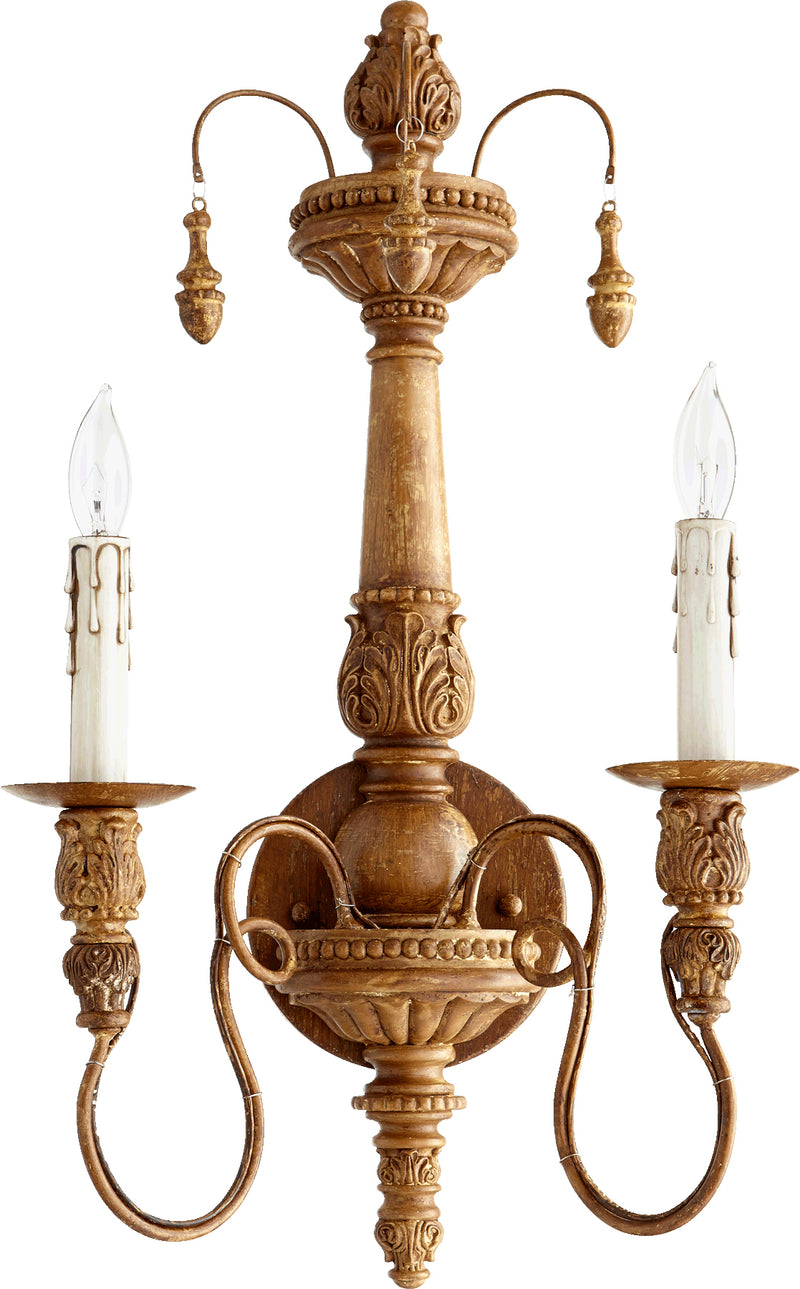 Quorum Home Quorum - 5506-2-94 - Two Light Wall Mount - French Umber