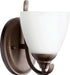 Quorum Home Quorum - 5508-1-86 - One Light Wall Mount - Oiled Bronze w/ Satin Opal