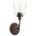 Quorum Home Quorum - 5522-1-286 - One Light Wall Mount - Oiled Bronze w/ Clear/Seeded