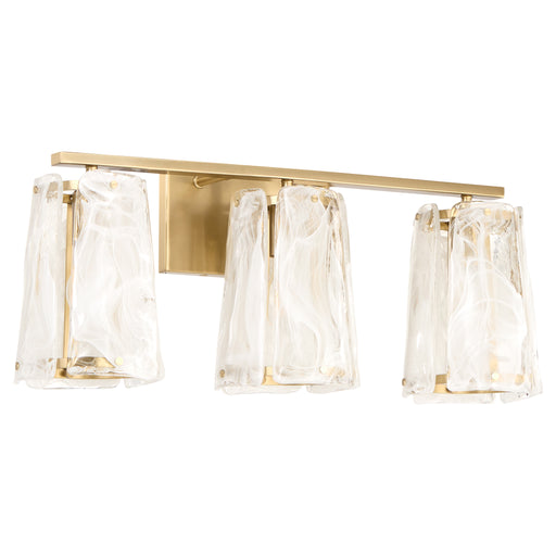 Quorum Home Quorum - 5575-3-80 - Three Light Vanity - Aged Brass