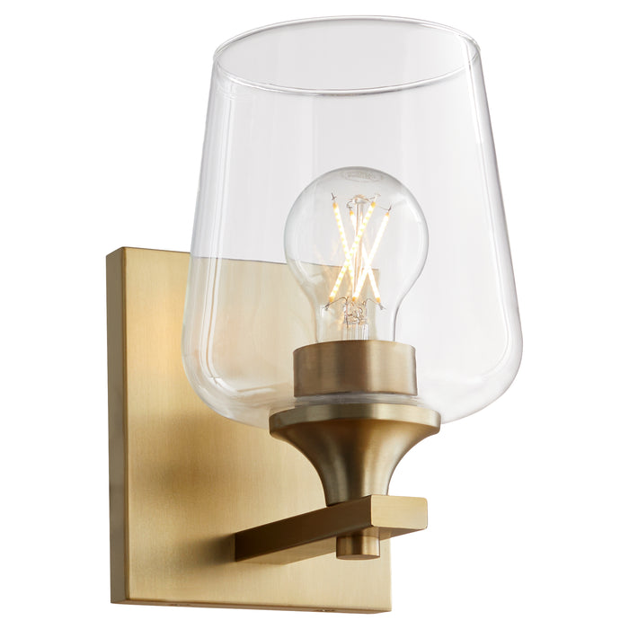 Quorum Home Quorum - 558-1-80 - One Light Wall Mount - Aged Brass