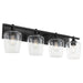 Quorum Home Quorum - 558-4-59 - Four Light Vanity - Matte Black