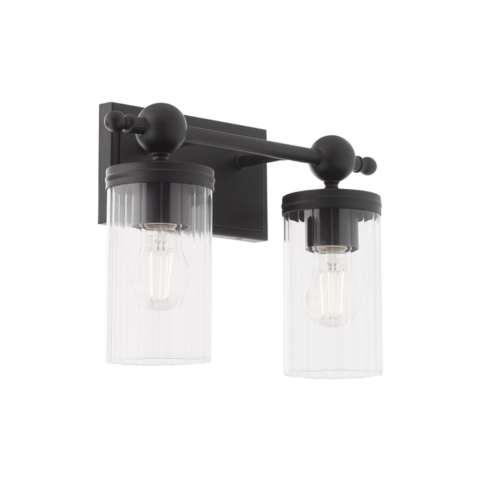 Quorum Home Quorum - 560-2-59 - Two Light Vanity - Matte Black