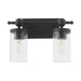 Quorum Home Quorum - 560-2-59 - Two Light Vanity - Matte Black
