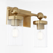 Quorum Home Quorum - 560-2-80 - Two Light Vanity - Aged Brass