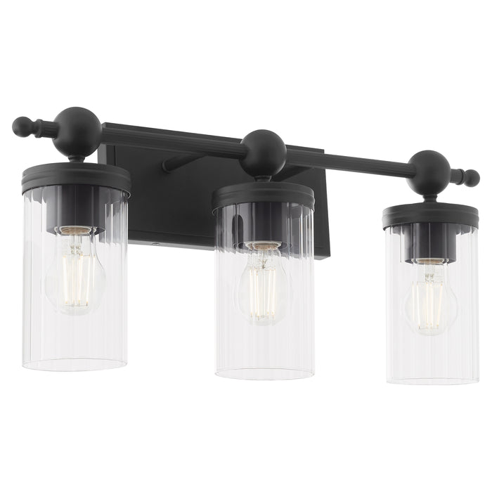 Quorum Home Quorum - 560-3-59 - Three Light Vanity - Matte Black