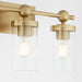 Quorum Home Quorum - 560-3-80 - Three Light Vanity - Aged Brass