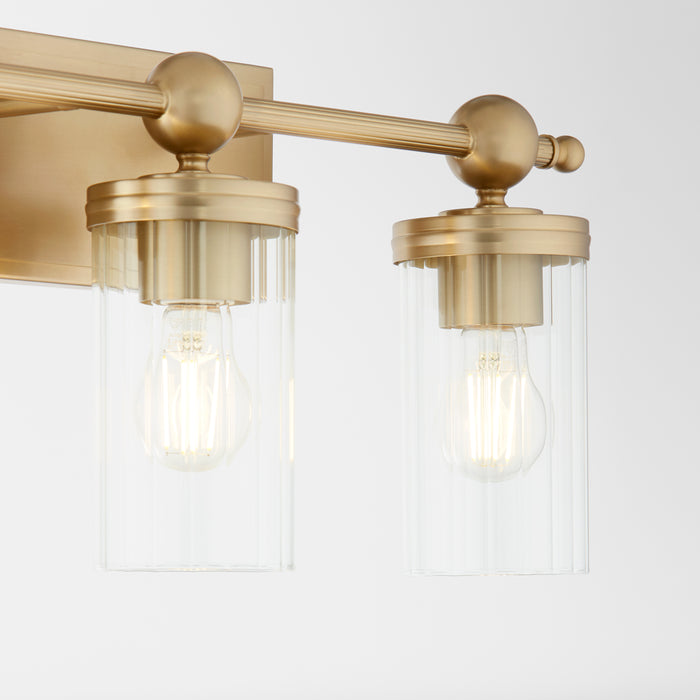 Quorum Home Quorum - 560-3-80 - Three Light Vanity - Aged Brass