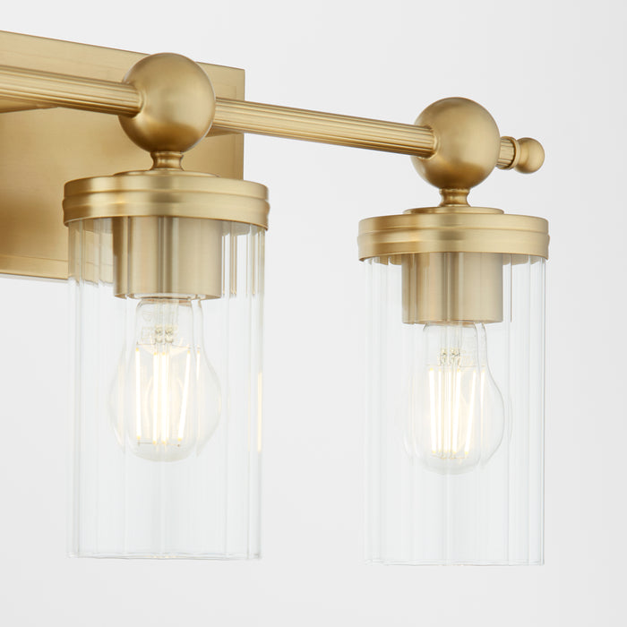 Quorum Home Quorum - 560-4-80 - Four Light Vanity - Aged Brass