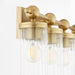 Quorum Home Quorum - 560-4-80 - Four Light Vanity - Aged Brass