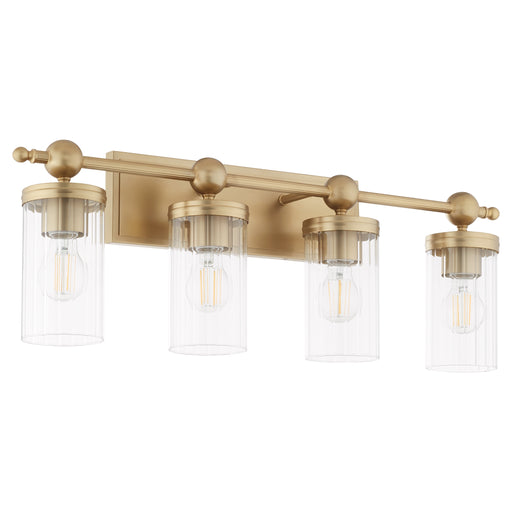 Quorum Home Quorum - 560-4-80 - Four Light Vanity - Aged Brass