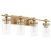 Quorum Home Quorum - 560-4-80 - Four Light Vanity - Aged Brass