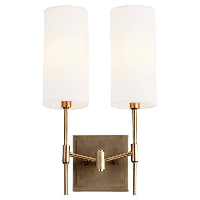 Quorum Home Quorum - 563-2-81 - Two Light Wall Mount - Dark Brass