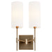 Quorum Home Quorum - 563-2-81 - Two Light Wall Mount - Dark Brass