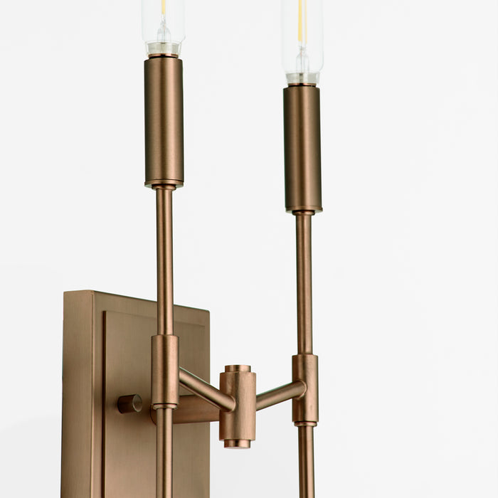 Quorum Home Quorum - 563-2-81 - Two Light Wall Mount - Dark Brass
